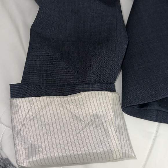 Banana Republic Navy Suit Jacket Blazer Size 12 - Picture 13 of 13